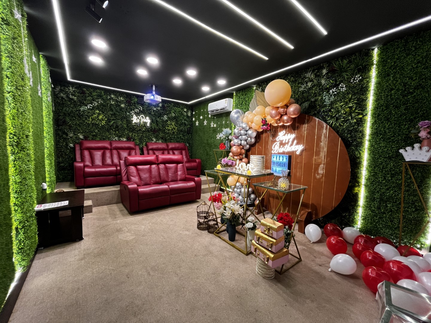 The Binge Town Private Theaters for Celebration Surprises